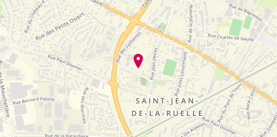 Plan de A.D Services, 54 Rue des Fontaines, 45140 Saint-Jean-de-la-Ruelle