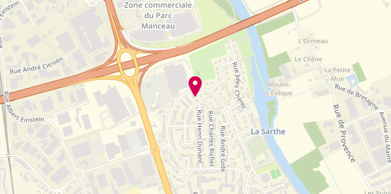 Plan de Cordonnerie Leduc, Route d'Alençon 92 Avenue Georges Duhamel, 72000 Le Mans