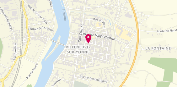 Plan de Lagaloche - Alain MATILLA, 13 Rue du Commerce, 89500 Villeneuve-sur-Yonne