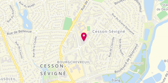 Plan de Cordonnerie de Bourgchevreuil, Rue de Belle Épine, 35510 Cesson-Sévigné