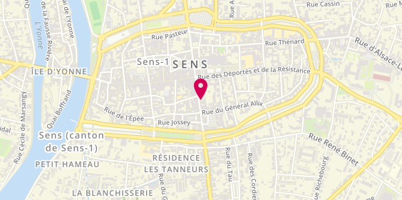 Plan de Soc Nouvelle d'Exploitation, 34-36 Rue de la Republique, 89100 Sens