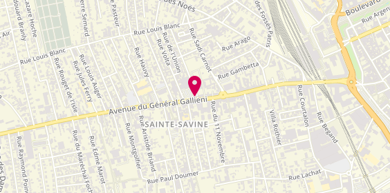 Plan de Cordonnier ROUYER David, 56 avenue du Général Gallieni, 10300 Sainte-Savine