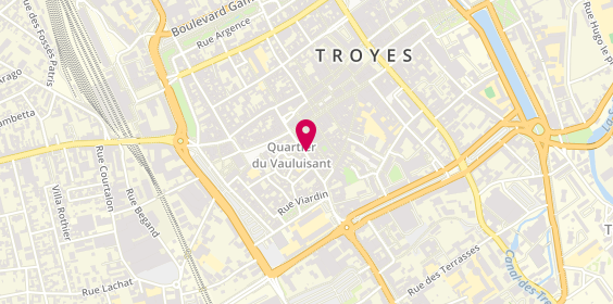 Plan de Cordonnerie-Maroquinerie Turenne, 17 Rue Turenne, 10000 Troyes