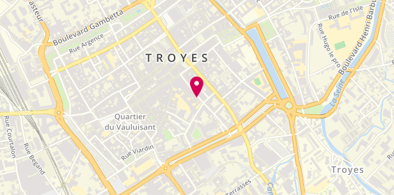 Plan de GHILARDI Dominique, 22 Rue Louis Ulbach, 10000 Troyes