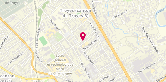 Plan de Au Vieux Godillot, 45 Rue Gaston Rogelin, 10000 Troyes