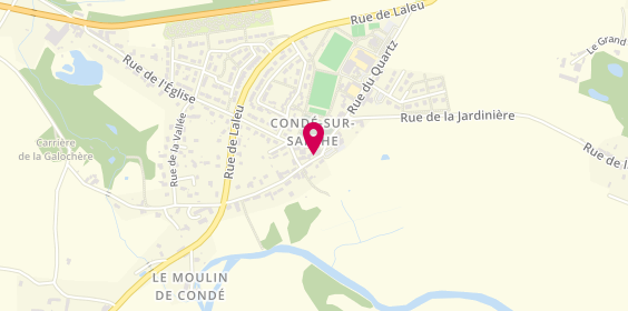 Plan de Co-Gravure, Centre Commercial Carrefour, 61250 Condé-sur-Sarthe