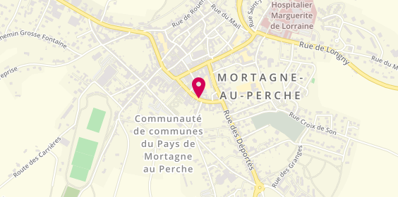 Plan de ROBERT Kildine, 10 Rue Sainte Croix, 61400 Mortagne-au-Perche