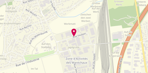 Plan de Point Services, 5 Rue Vauban, 67450 Mundolsheim