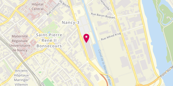Plan de Cordonnerie Clés les 4c Nancy, 127 Boulevard Lobau, 54000 Nancy