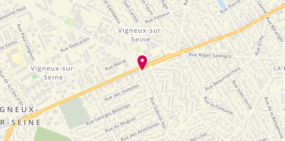 Plan de APM Cles, 134 avenue Henri Barbusse, 91270 Vigneux-sur-Seine