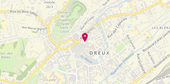 Plan de Cordonnerie Drouaise, 2 Place Rotrou, 28100 Dreux
