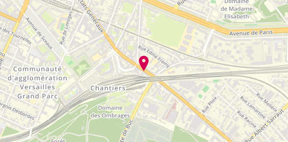 Plan de Tan Cordonnerie, 26 Rue des Chantiers, 78000 Versailles