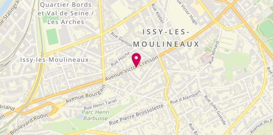 Plan de Phomsoupha Somxay, 13 avenue Victor Cresson, 92130 Issy-les-Moulineaux