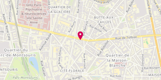Plan de La Cordonnerie, 219 Rue de Tolbiac, 75013 Paris
