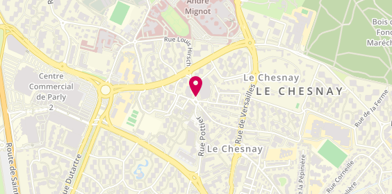 Plan de Fh Cordonnerie, 54 Rue Pottier, 78150 Le Chesnay-Rocquencourt