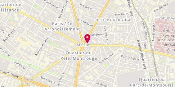 Plan de Cordonnerie-Serrurerie, 56 Rue d'Alésia, 75014 Paris
