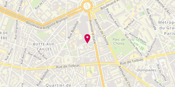Plan de L'Échoppe, 9 Bis Rue Vandrezanne, 75013 Paris