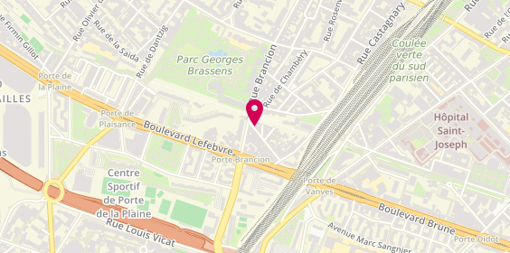 Plan de Henri Cordonnerie, 5 Rue Chauvelot, 75015 Paris