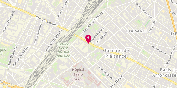 Plan de Cordonnerie d'Alesia, 223 Rue d'Alésia, 75014 Paris