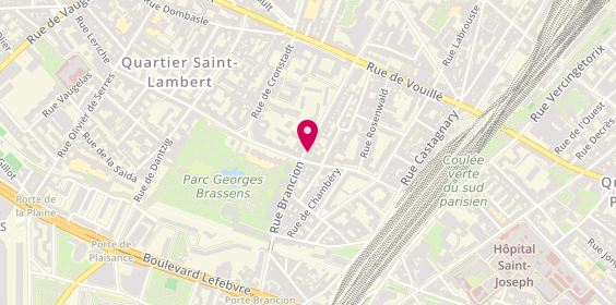 Plan de Cordonnerie Clefs Brancion, 69 Rue Brancion, 75015 Paris