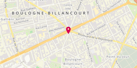 Plan de Guetta Frank Camus, 1 Rue 4 Cheminées, 92100 Boulogne-Billancourt