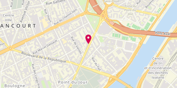 Plan de Cordonnerie du Stade, 93 avenue Pierre Grenier, 92100 Boulogne-Billancourt