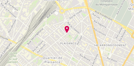 Plan de Le Soulier et la Clé Multiservices, 59 Rue Raymond Losserand, 75014 Paris