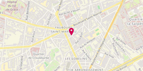 Plan de Cordonnier Bottier Art-é-cuir, 28 Rue de la Reine Blanche, 75013 Paris
