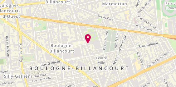 Plan de A Deux Pas, 103 Boulevard Jean Jaurès, 92100 Boulogne-Billancourt