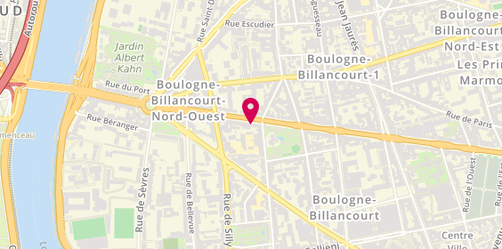 Plan de BS Shoes, 109 Bis Route de la Reine, 92100 Boulogne-Billancourt