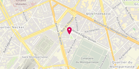 Plan de Serrurerie Cordonnerie Am, 4 Rue Poinsot, 75014 Paris