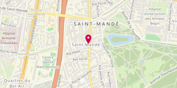 Plan de T.K Cordonnerie, 64 avenue du Général de Gaulle, 94160 Saint-Mandé