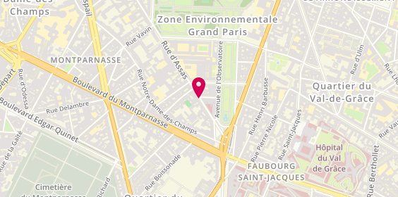 Plan de Atelier Attal, 122 Rue d'Assas, 75006 Paris