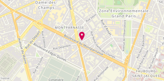 Plan de Cordonnerie de la Grande Chaumière, 16 Rue de la Grande Chaumière, 75006 Paris