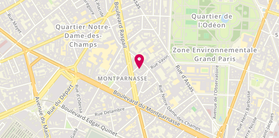Plan de Gustavia, 5 Rue Sainte-Beuve, 75006 Paris
