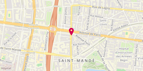 Plan de LEAN Bun, 1 Avenue du General de Gaulle, 94160 Saint-Mandé