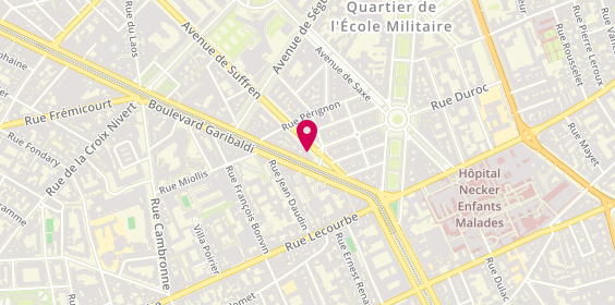 Plan de Norbert Bottier, 164 avenue de Suffren, 75015 Paris