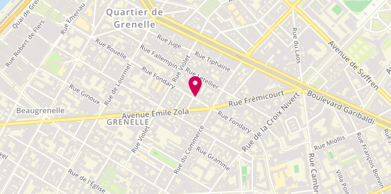 Plan de MATOS Manuel, 49 Rue Fondary, 75015 Paris