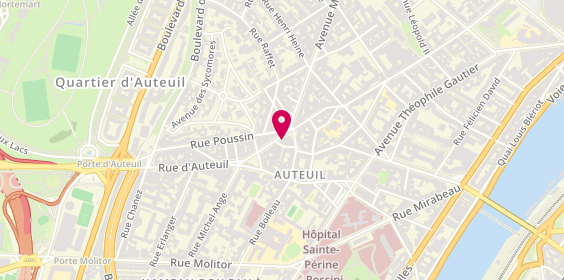 Plan de GUIMARAES Anselmo, 79 Rue Jean de la Fontaine, 75016 Paris
