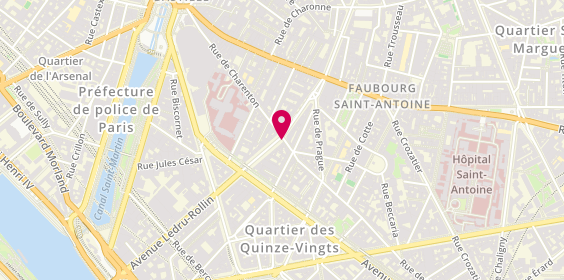 Plan de MZRENNA Daho, 76 Avenue Ledru Rollin, 75012 Paris