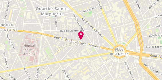 Plan de ESTIMABLE Félicien, 2 Rue Gonnet, 75011 Paris