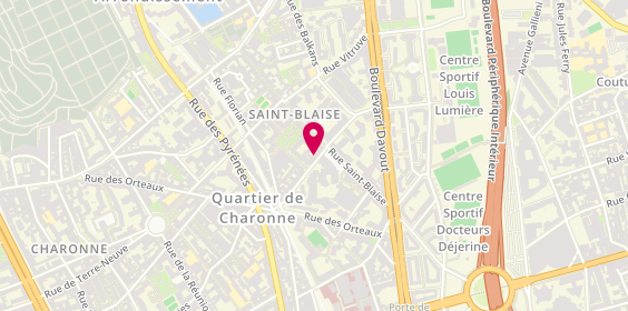 Plan de Sergio Services, 27 Rue du Clos, 75020 Paris