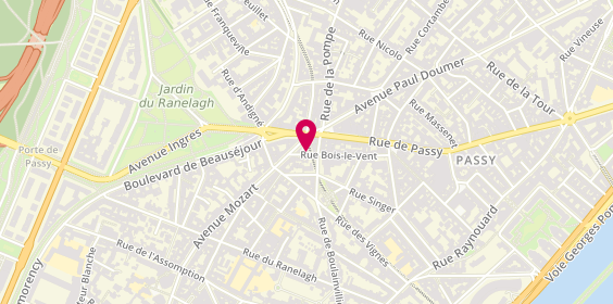 Plan de Cordonnerie Ruya, 36 Rue Bois le Vent, 75016 Paris