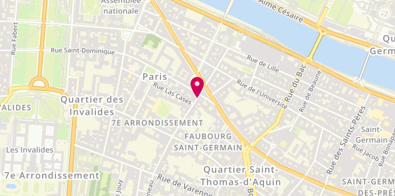 Plan de L'Atelier de Jean, 23 Rue de Bellechasse, 75007 Paris