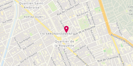 Plan de Cordonnerie Raymond, 7 Rue Pétion, 75011 Paris