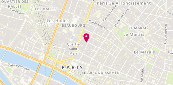 Plan de La Cordonnerie Bernard Services, 23 Rue du Temple, 75004 Paris