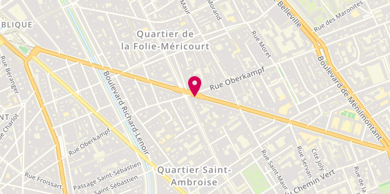 Plan de LY Tay, 52 Avenue République, 75011 Paris