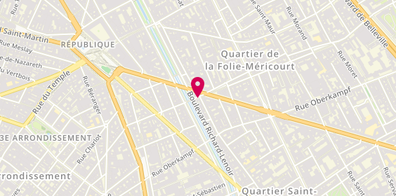 Plan de DO FUNDOH José, 28 Rue Jean Pierre Timbaud, 75011 Paris