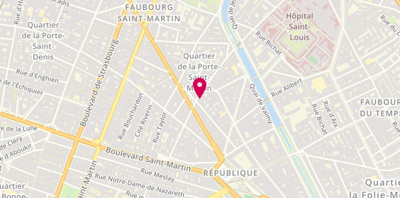 Plan de Cordonnerie H.J Services, 32 Rue de Lancry, 75010 Paris