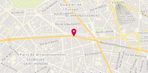 Plan de Le Ressemelage Façon Bottier, 53 Rue de Miromesnil 115/115 Bis Boulevard Haussmann, 75008 Paris